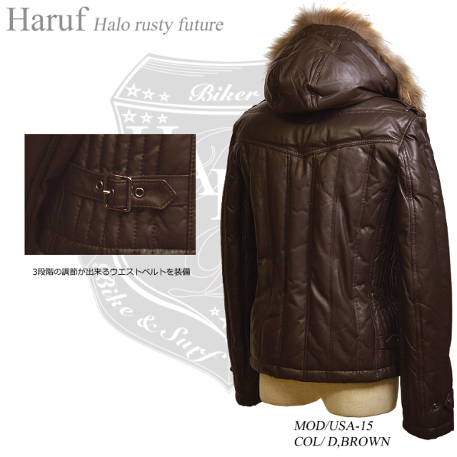 本革 ダウンジャケット メンズ usa15dbr6