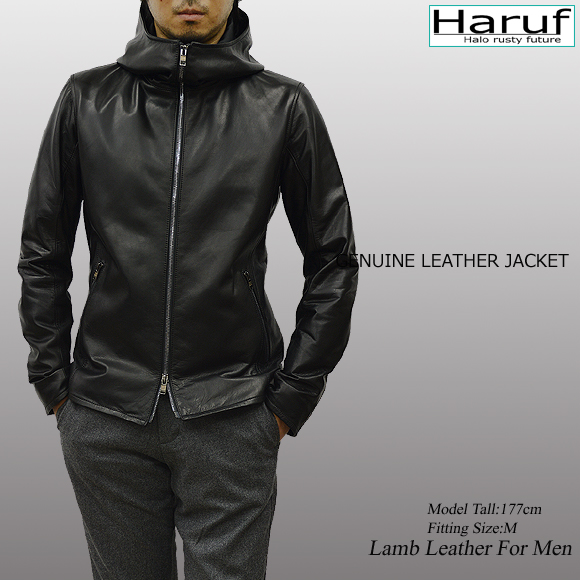 本革 フード付き レザージャケット メンズ usf1bkmod1