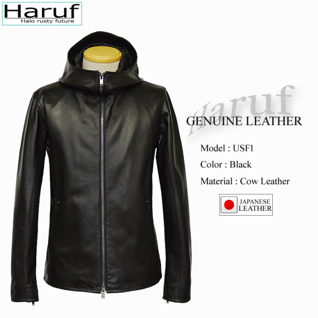 本革 フード付き レザージャケット メンズ usf1bks2