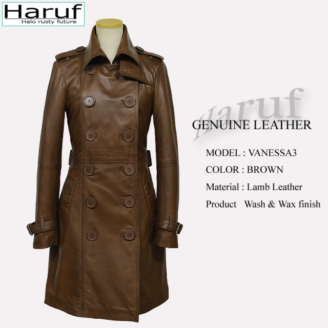 本革 レザーコート レディース vanessa3brs6