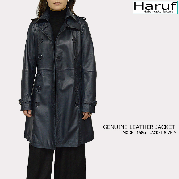 本革 レザーコート レディース vanessa3navmod1