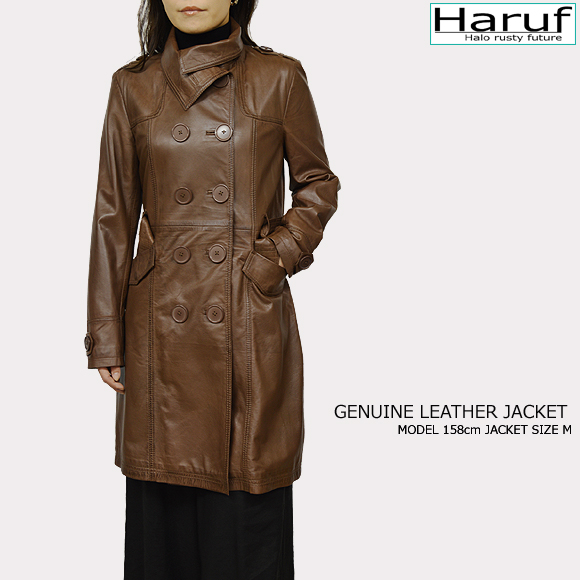 本革 ロングコート レディース vanessabrmod1