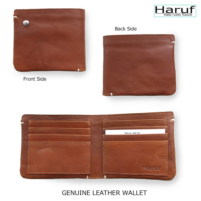 革財布 二つ折り wallet-800107-2