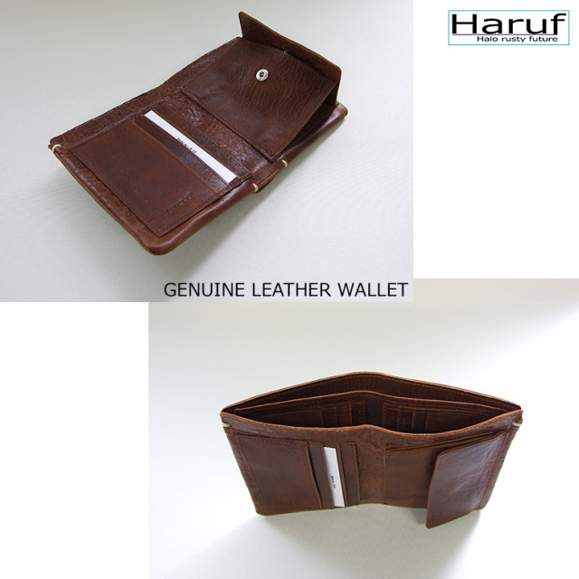 革財布 二つ折り wallet-8818-3