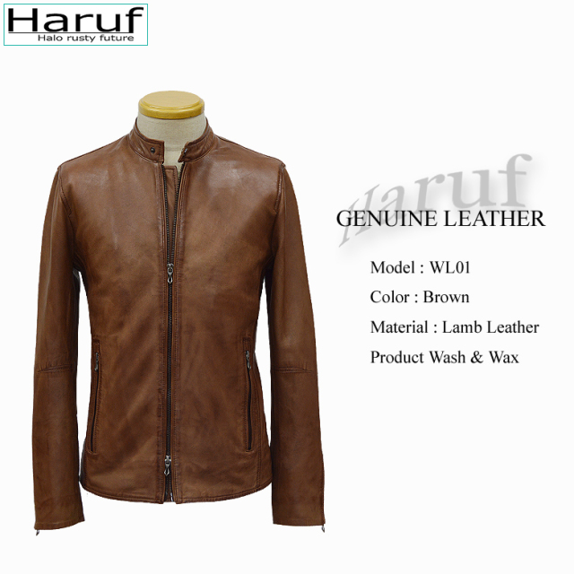 レザージャケット メンズ 本革 wl01brs1usa