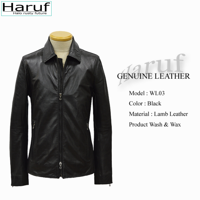 革ジャン メンズ 本革 wl03bk1