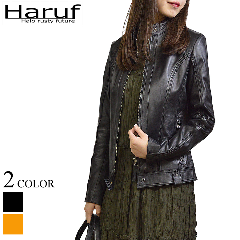 レザージャケット レディース 本革 marindabkkn