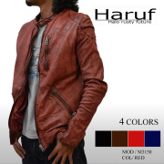 レザージャケット 本革 m3150red-kanban