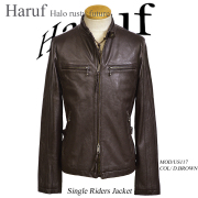 レザージャケット シングル us117dbrhnew