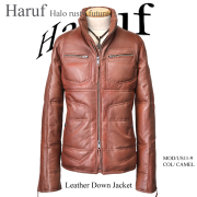 レザーダウンジャケット メンズ | Haruf ハルフブランド