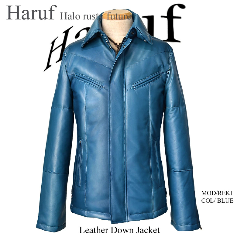 ダウンジャケット本革 rekibluh