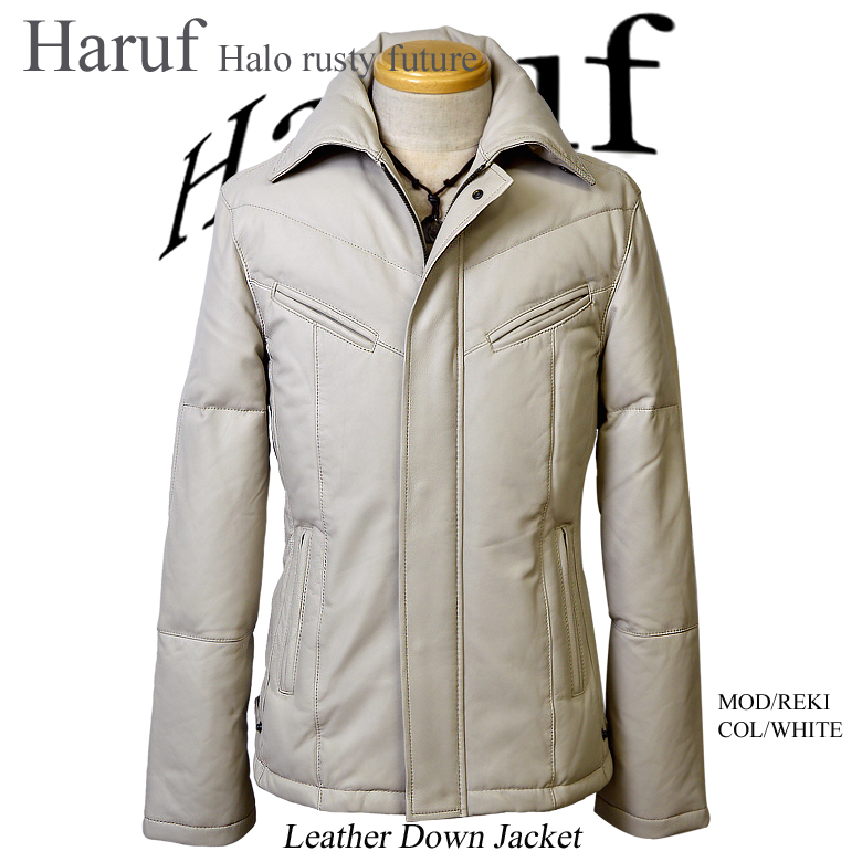 ダウンジャケット 本革 rekiwhiq