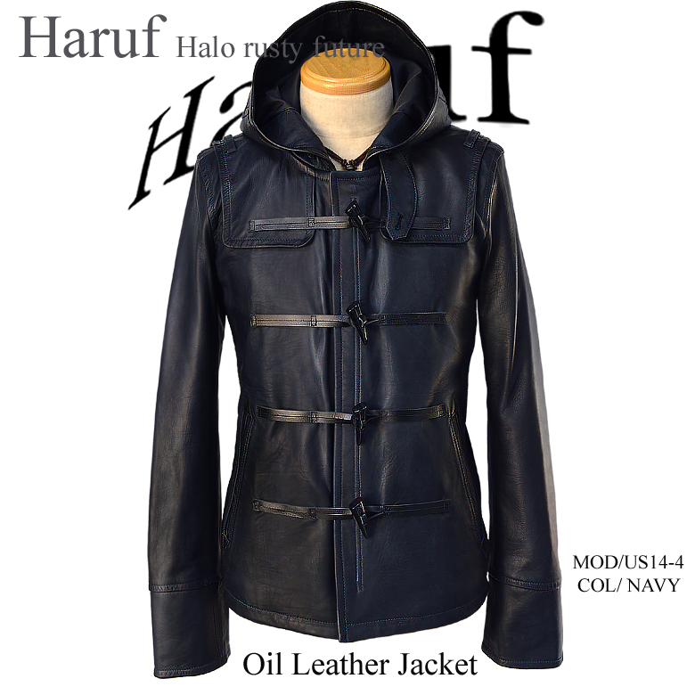 レザージャケット フード us144navh