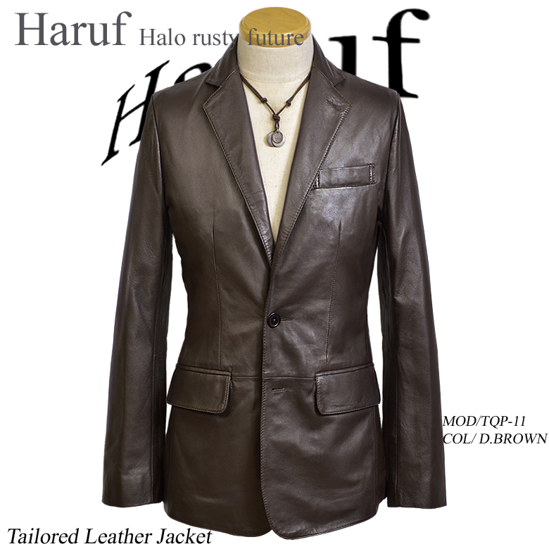 テーラードジャケット 本革 tqp11dbrh