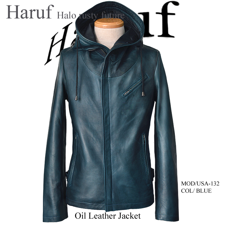 ライダースジャケット シングル usa132bluhnew