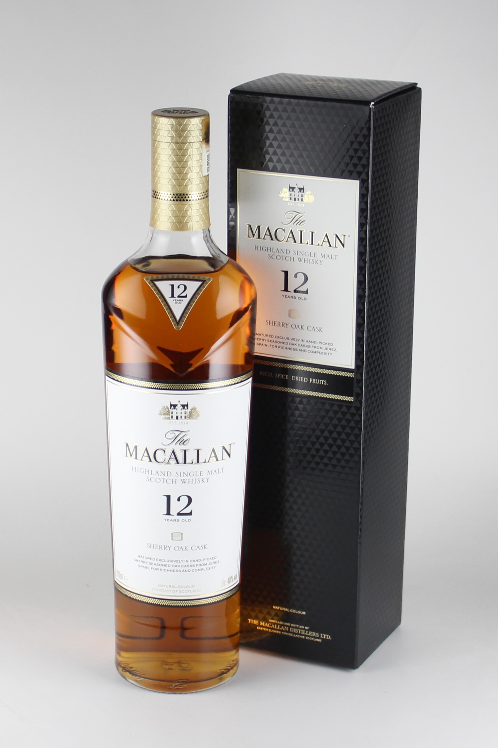 ザ・マッカラン　シェリーオーク12年　40度　700ml　【スコットランド】