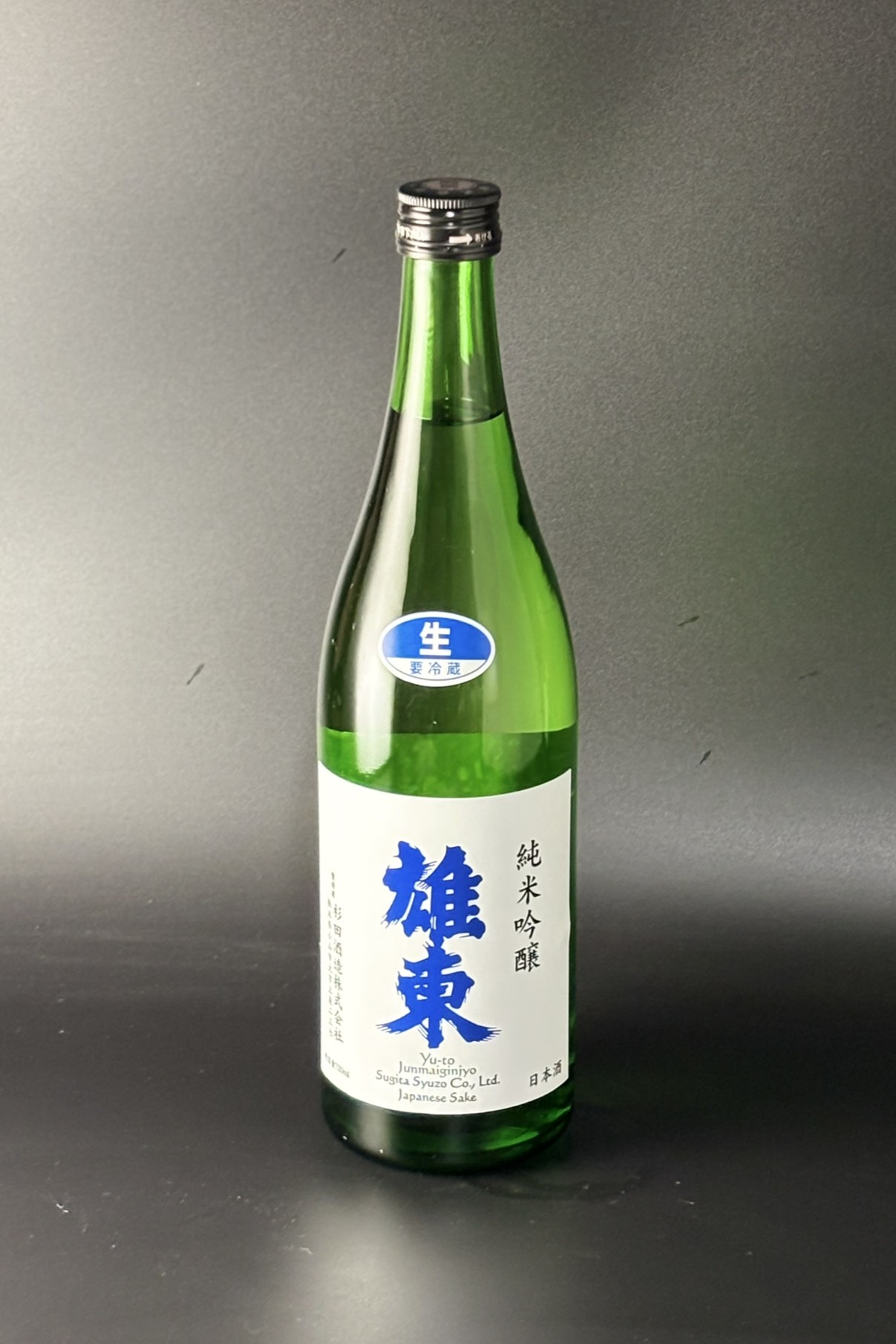 2023BY　雄東　純米吟醸無濾過生原酒　ひとごこち　720ml　【栃木／杉田酒造】