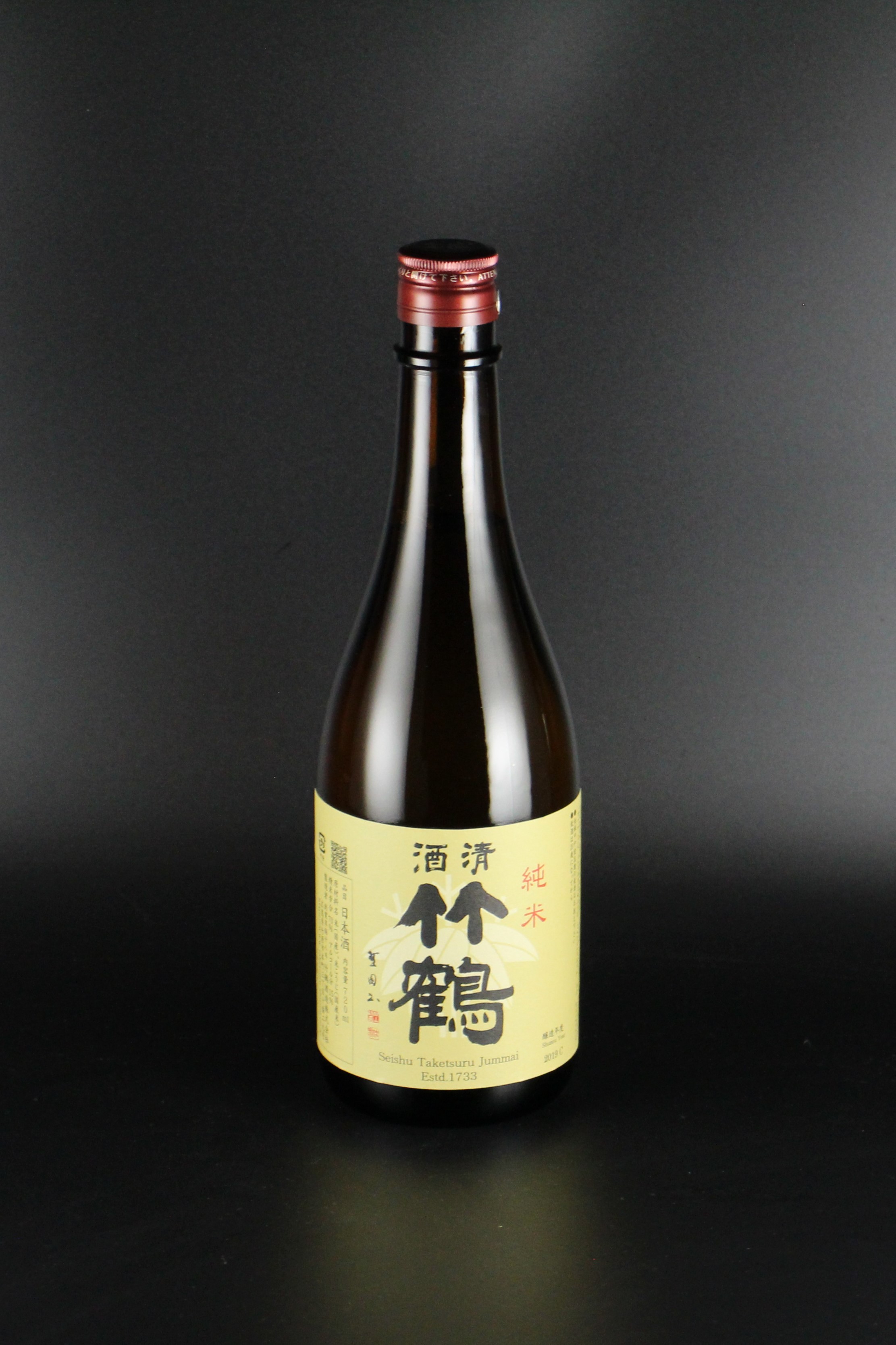 2019BY　竹鶴　純米　720ml　【広島／竹鶴酒造】