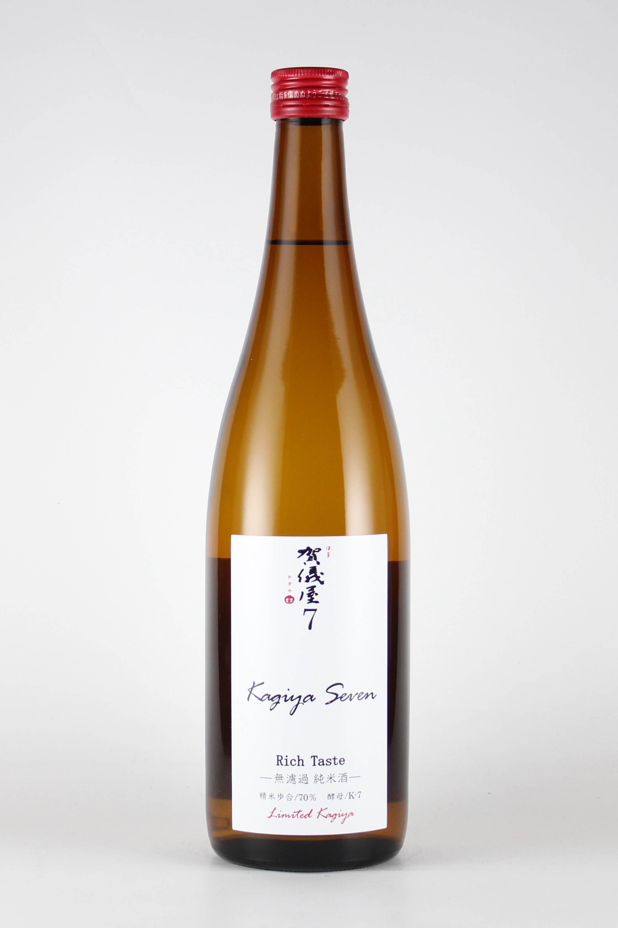 2018BY　賀儀屋　「7(セブンSEVEN)」Rich Taste　純米　720ml　【愛媛／成龍酒造】