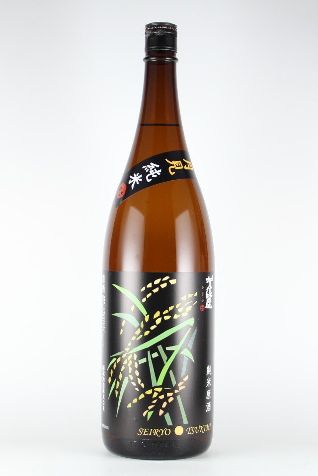 賀儀屋　月見純米　無濾過純米原酒　しずく媛　1800ml　【愛媛／成龍酒造】2016（平成28）醸造年度