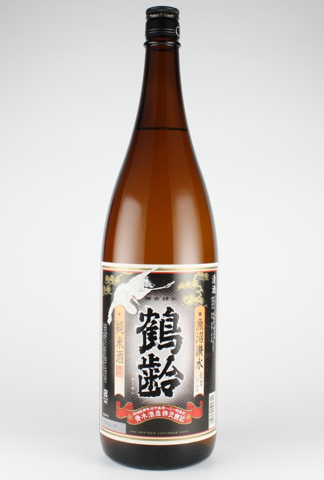 鶴齢　純米　1800ml　【新潟／青木酒造】