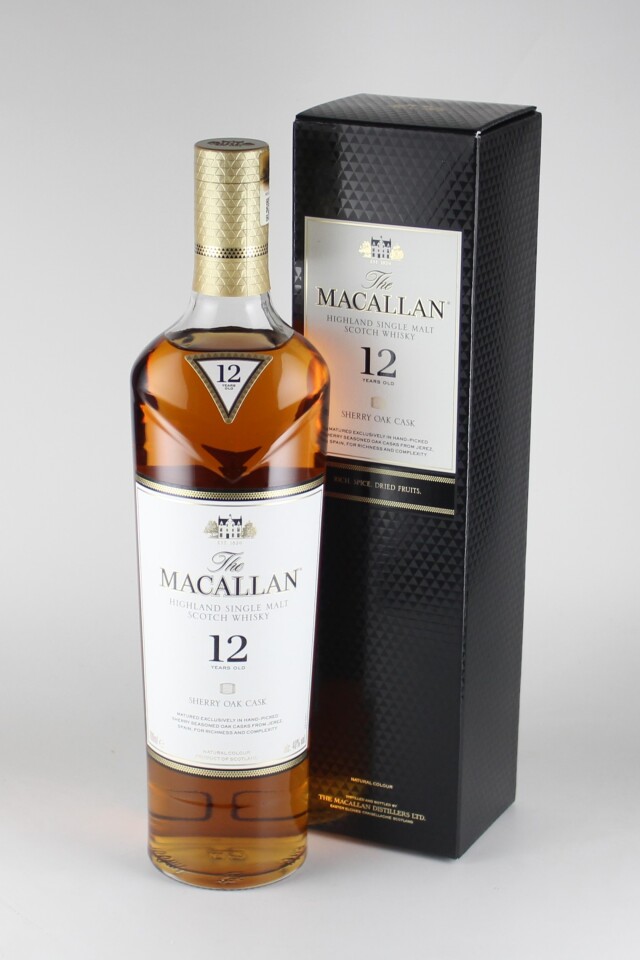 ザ・マッカラン　シェリーオーク12年　40度　700ml　【スコットランド】