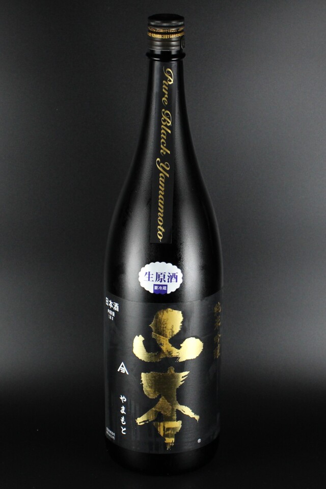2024BY　山本ピュアブラック　純米吟醸無濾過生原酒　1800ml　【秋田／山本酒造店】　
