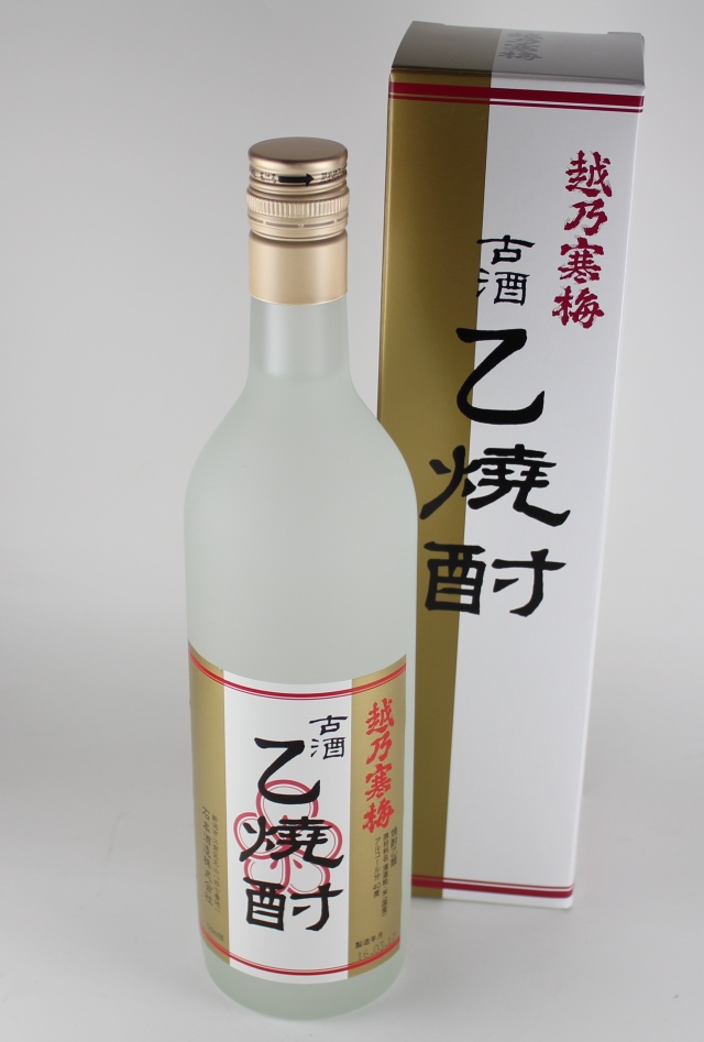 越乃寒梅　古酒乙焼酎　40度　720ml　【新潟／石本酒造】