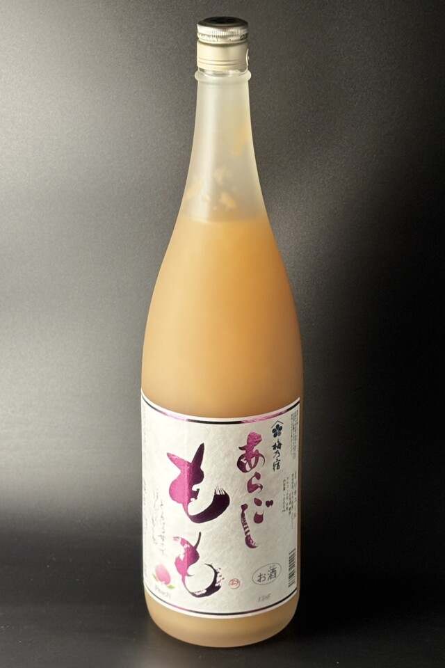 梅乃宿　あらごしもも　1800ml　【奈良／梅乃宿酒造】