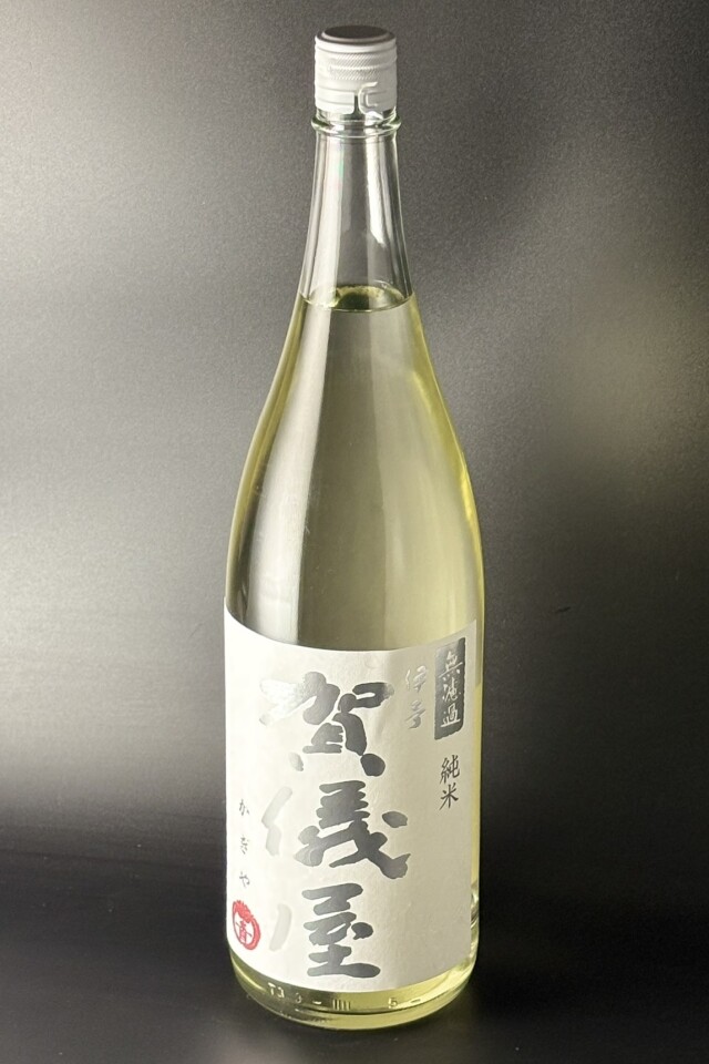 賀儀屋　真白 MASHIRO　無濾過純米原酒  1800ml　【愛媛／成龍酒造】