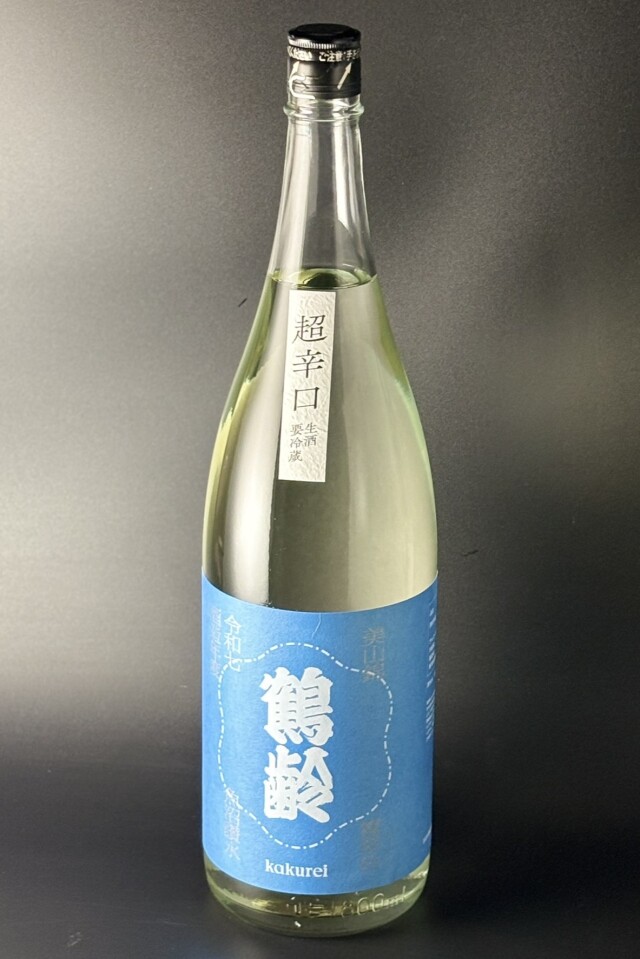 2025BY　鶴齢　露草色　超辛口生原酒　1800ml　【新潟／青木酒造】　