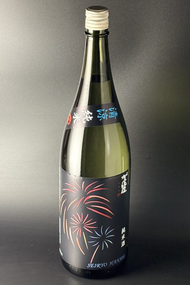 2026夏　賀儀屋　清涼純米　花火　しずく媛　1800ml　【愛媛／成龍酒造】