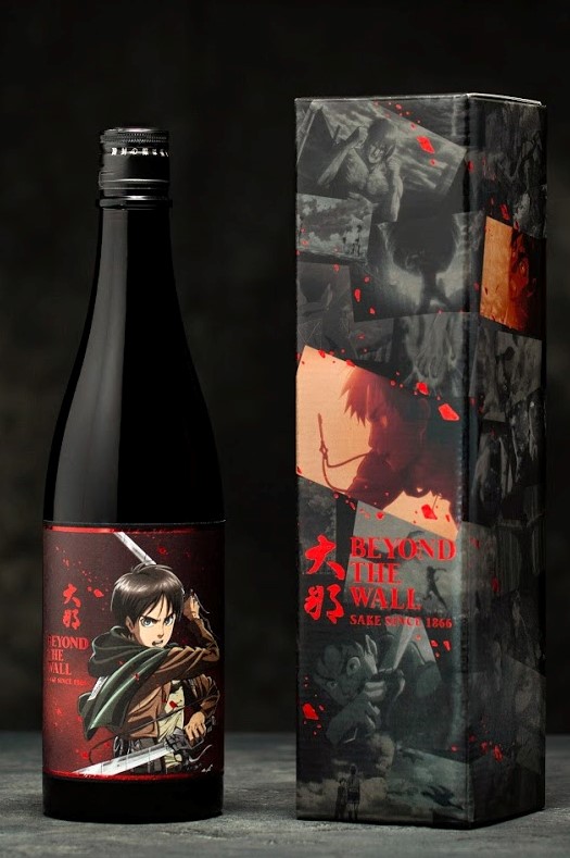 2019BY　大那　進撃の巨人　ビヨンド・ザ・ウォール　エデンモデル　純米吟醸　五百万石　720ml　【栃木／菊の里酒造】蔵出限定3,000本