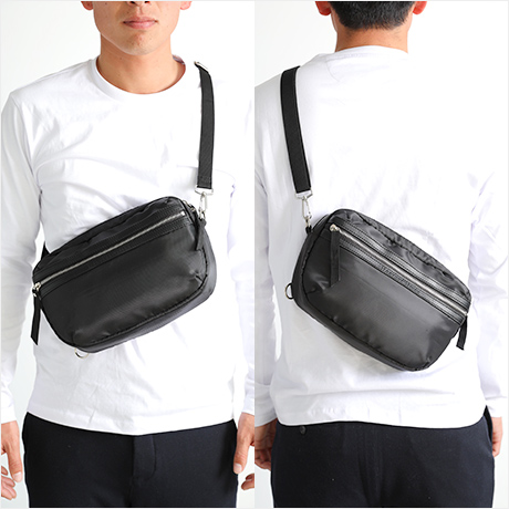 Super body bag（シュペールボディバッグ）ブラックレザー