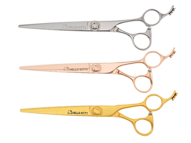 希少　キティ　両刃セニング サンリオキャラクターズ ハローキティ トリマー用 7インチシザー SV