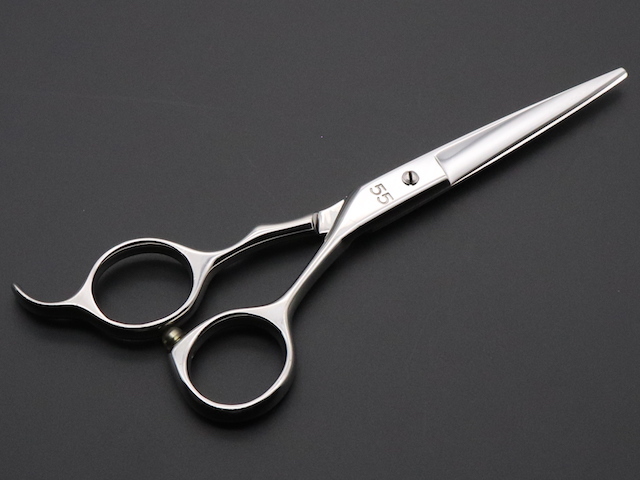 中古シザー】55（5.5インチ）セルフカット用 美容師用 トリマー用 理容