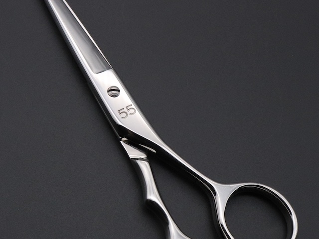 中古シザー】55（5.5インチ）セルフカット用 美容師用 トリマー用 理容