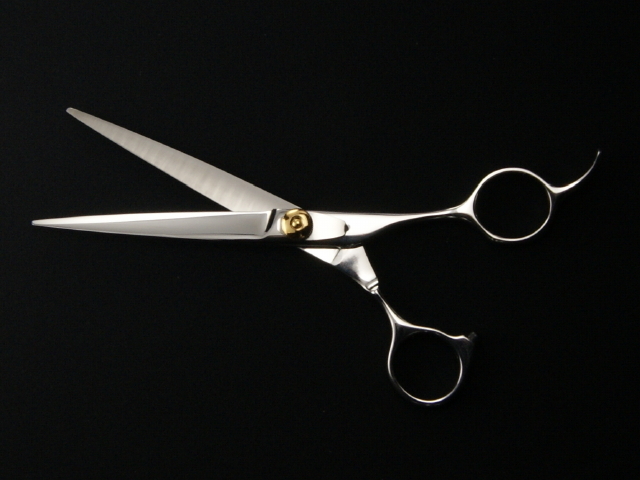 マンドール QA08 Main-d or 美容師用 理容師用 トリマー用 中古シザー