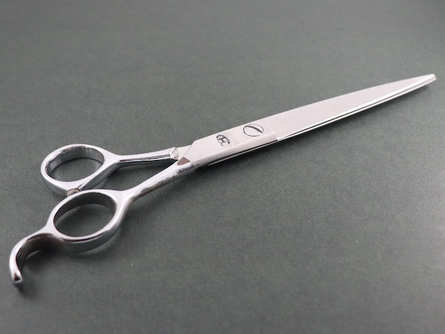 中古シザー】平刃（7.0インチ）トリマー用 トリミング用 セルフカット