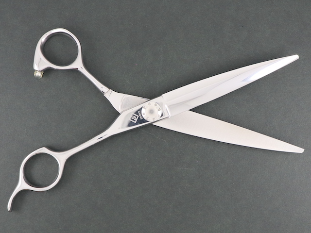 心 COBALT 7 理美容師シザー 中古シザー】JP Cobalt 幅広（7.0インチ）トリマー用 美容師用