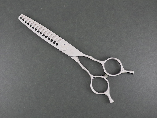 【中古セニング】 キングクラフトシザーペガサス(Pegasus) KNS-30M (KING CRAFT SCISSORS/カット率30%)  理美容用 セルフカット用