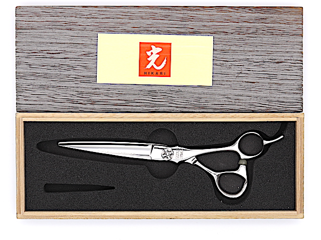 ヒカリ　5STAR　COSMOS156　美容師用　理容師用　トリマー用　中古シザー