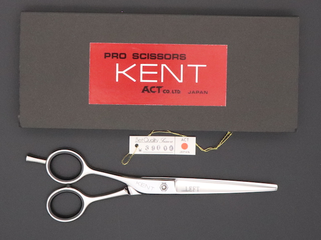 【中古シザー】KENT　VY38L60（6.0インチ・左利き用）セルフカット用