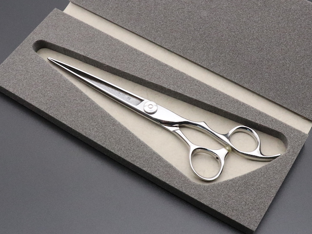 KOKEN slim-70（7.0インチ）理容師用 トリミング用 セルフカット用 中古シザー