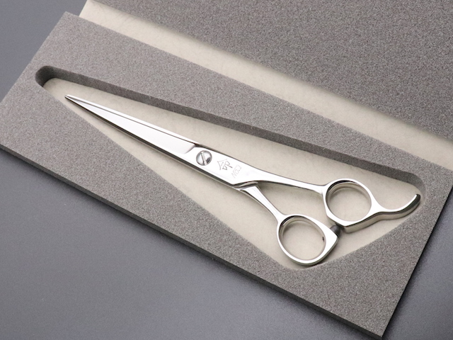 命 No.1 阿部安夫 特別誂（7.0インチ）理容師用 トリミング用 セルフカット用 中古シザー