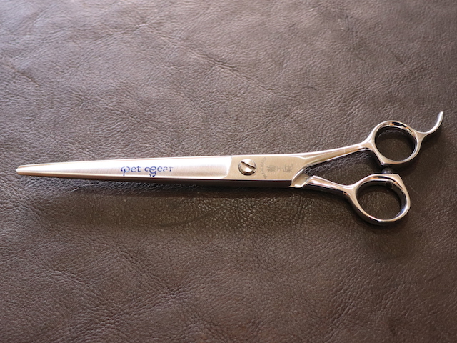 中野製作所　菊王冠　Puppy　P300　7インチ　美容師用　理容師用　トリマー用　中古シザー
