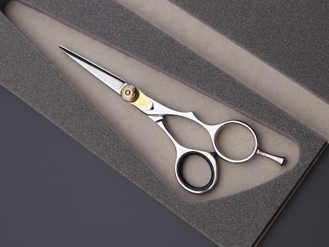 QUEEN COBALT350（5.0インチ）セルフカット 美容師用 中古シザー