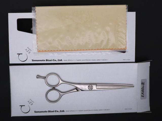 【中古シザー】山本美材　EA60u（6.0インチ・左利き用）美容師用　セルフカット用