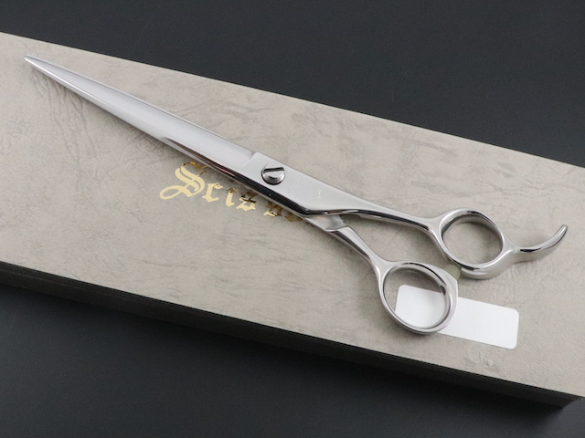 【中古シザー】F7.5（7.0インチ）理容師用 トリマー用 セルフカット用
