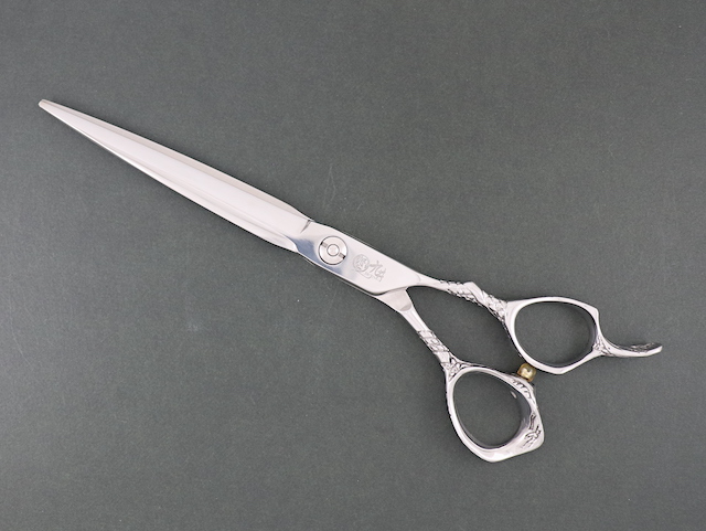 【中古シザー】九井 JIUJING  T1-70E COBALT (7.0インチ）理容師用 トリミング用 セルフカット用